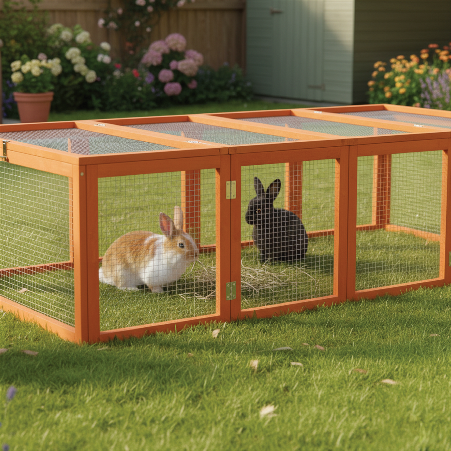 Petoria 6ft Wooden Folding Pet Run