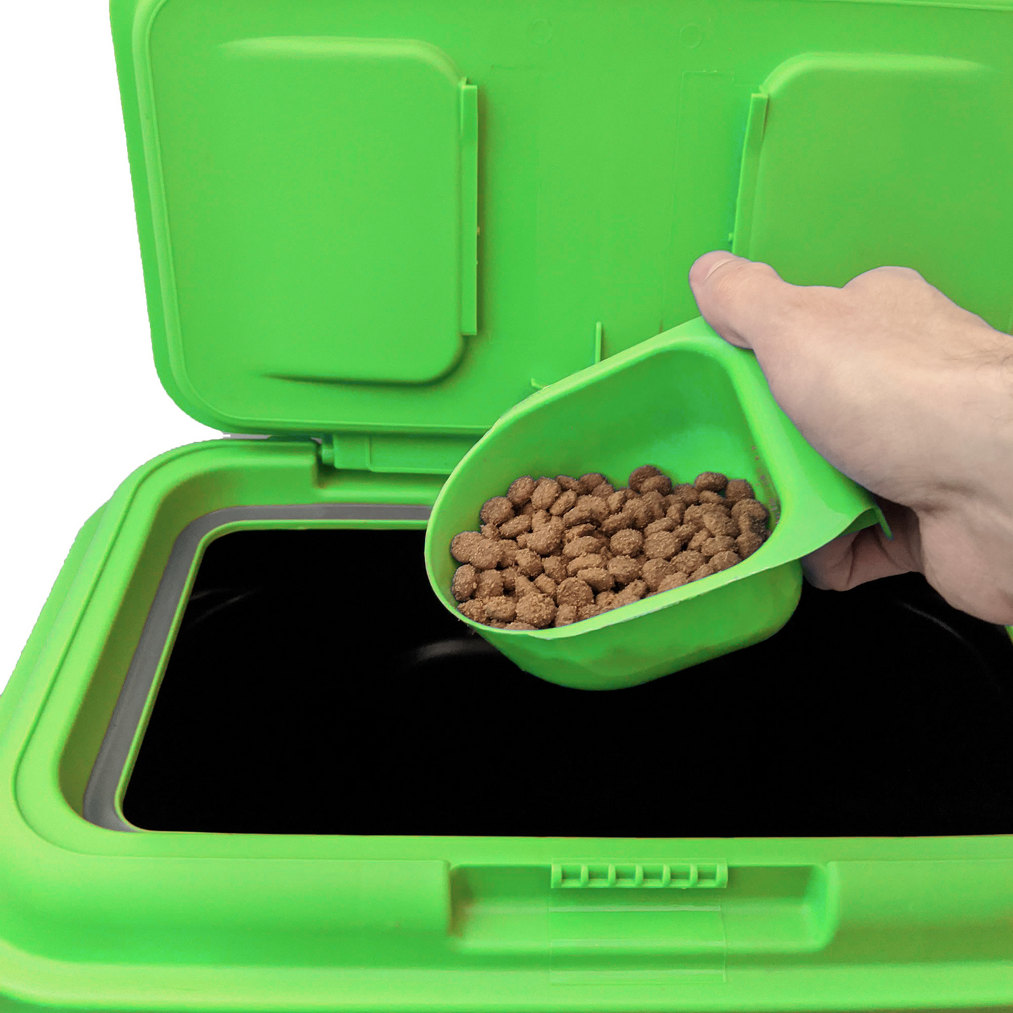 Petoria Airtight Containers with Scoop for Dry Pet/Bird/Fish Food  - 7kg (15L) /15kg (30L)