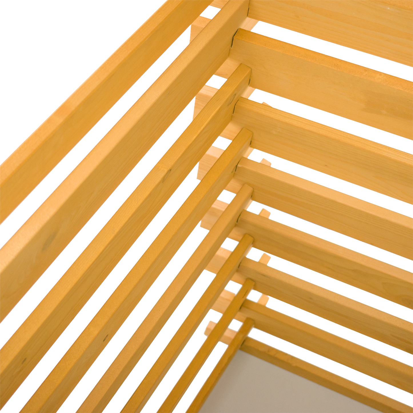 The Large Wooden Compost Bin - Beehive Design