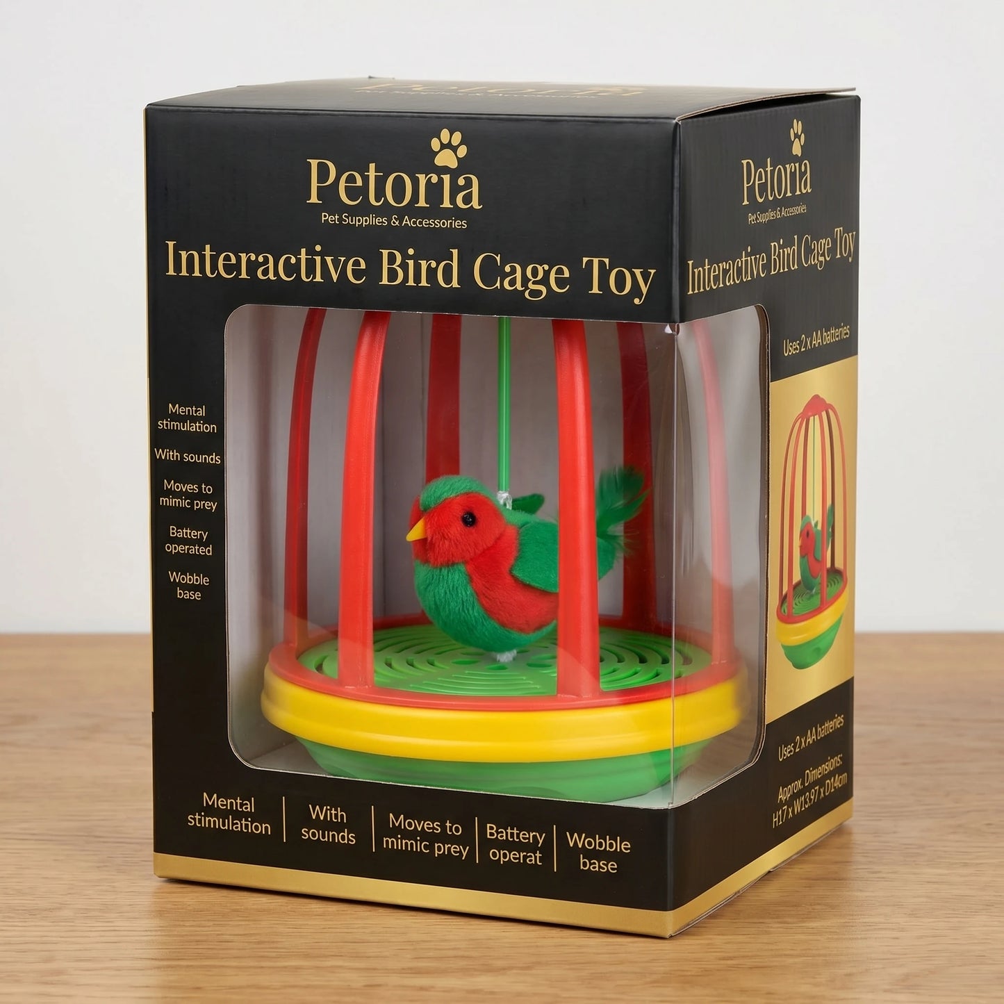 PETORIA Interactive Moving Bird Cat Toy