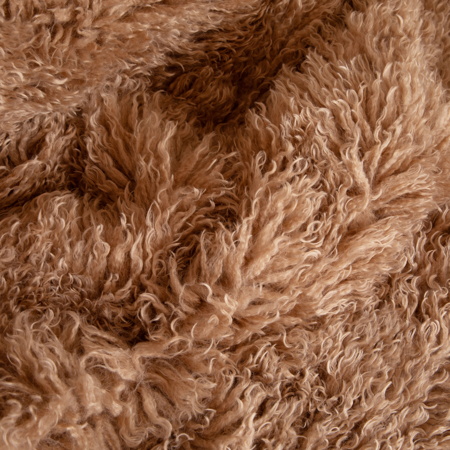 Luxe Faux Fur Orthopedic Dog Bed -  Plush Sheep Tan