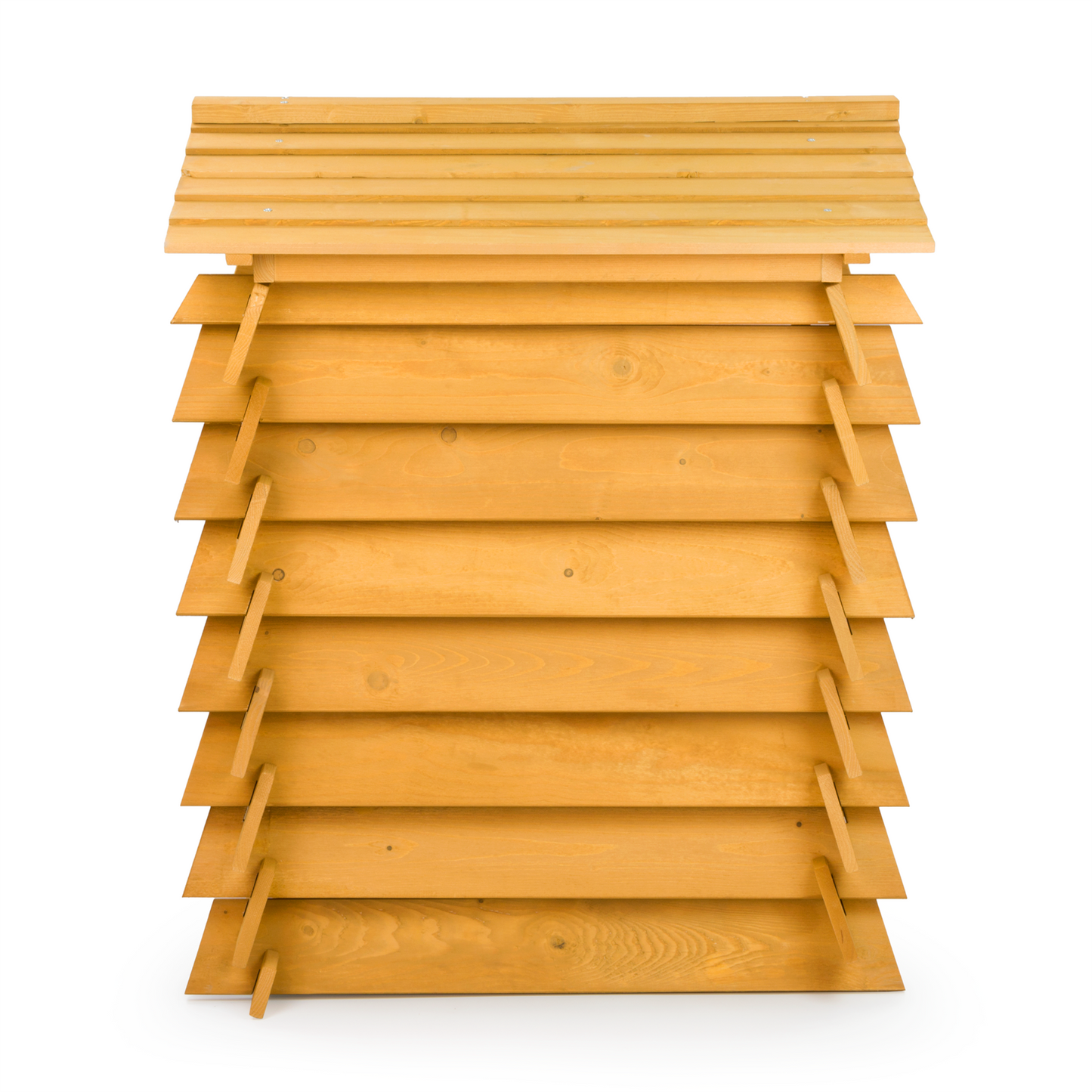 The Large Wooden Compost Bin - Beehive Design
