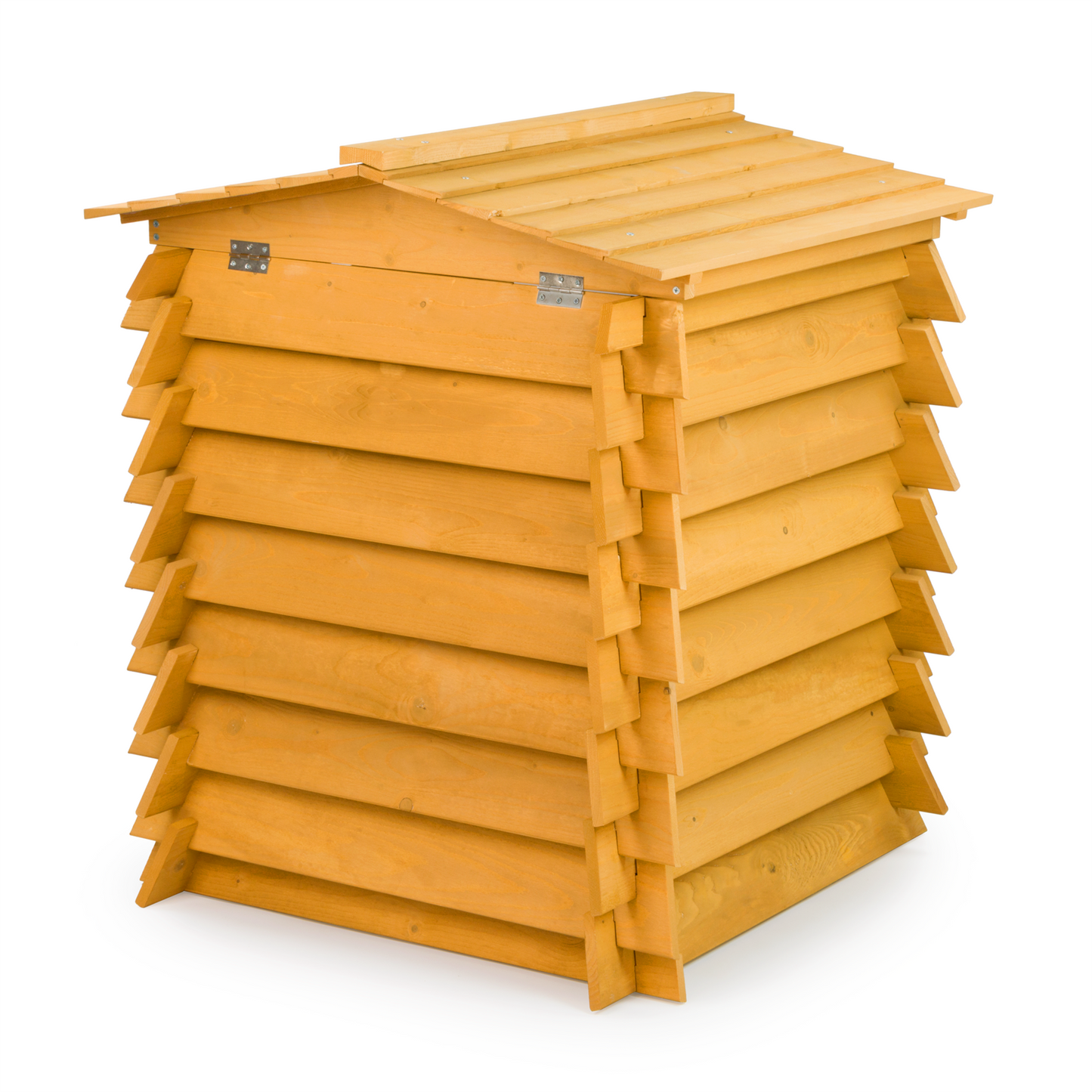 The Large Wooden Compost Bin - Beehive Design
