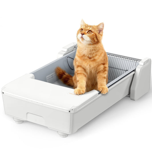 Open Top Self-Cleaning Cat Litter Box – SC03