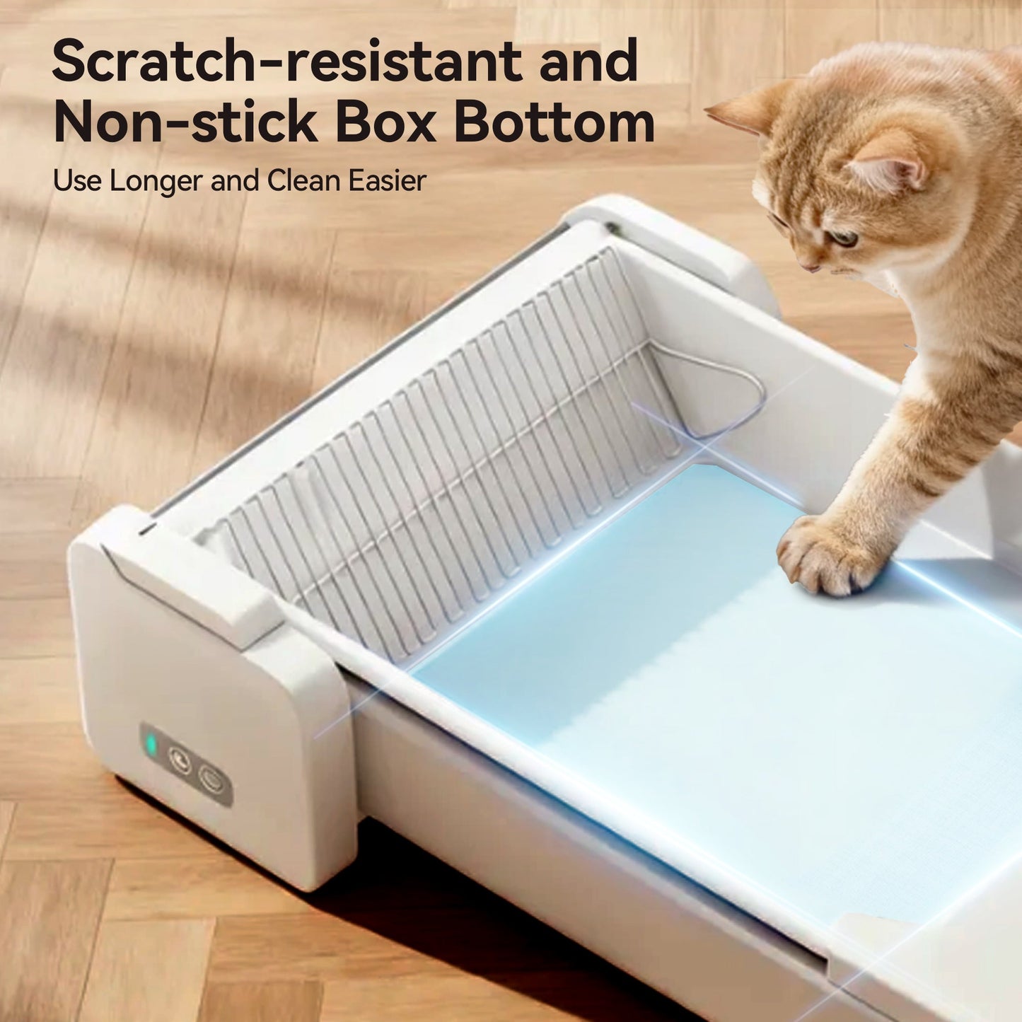 Open Top Self-Cleaning Cat Litter Box – SC03