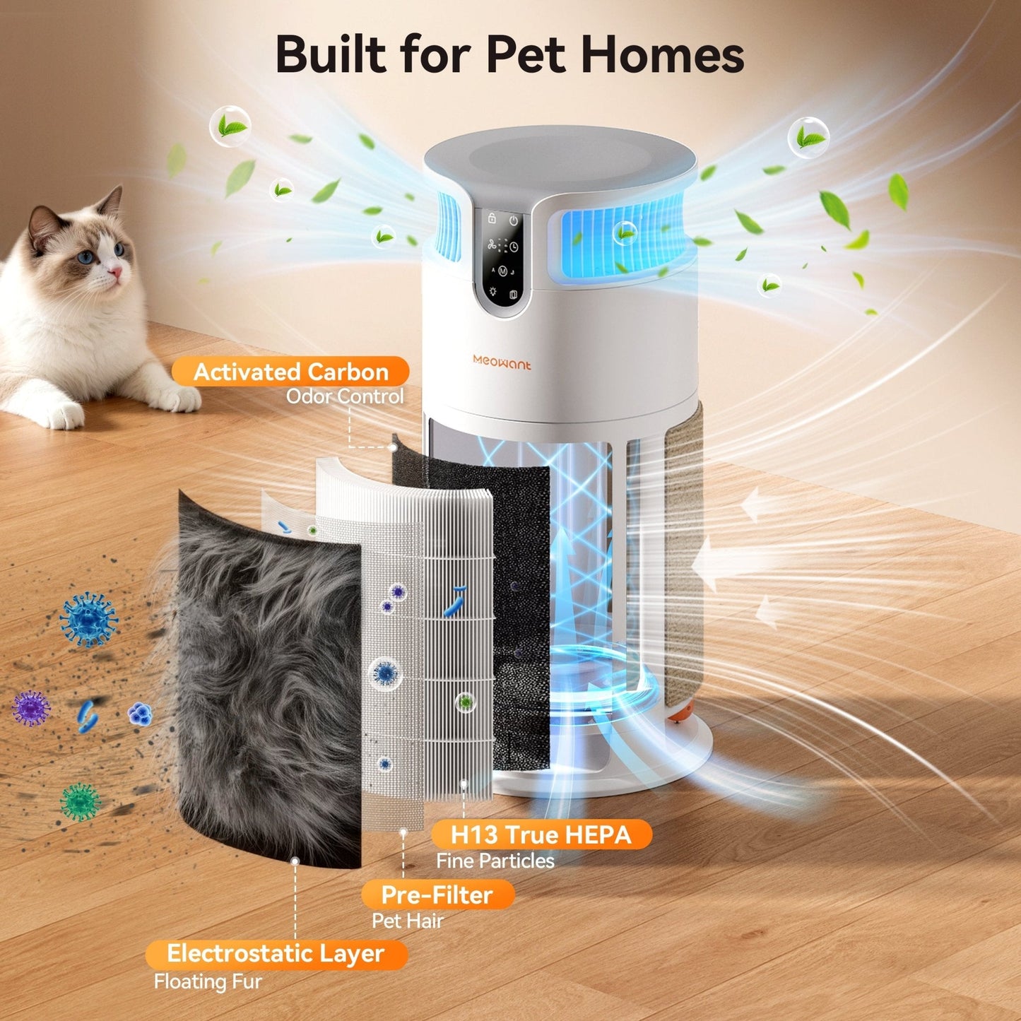 Pet Air Purifier - MW-PA08
