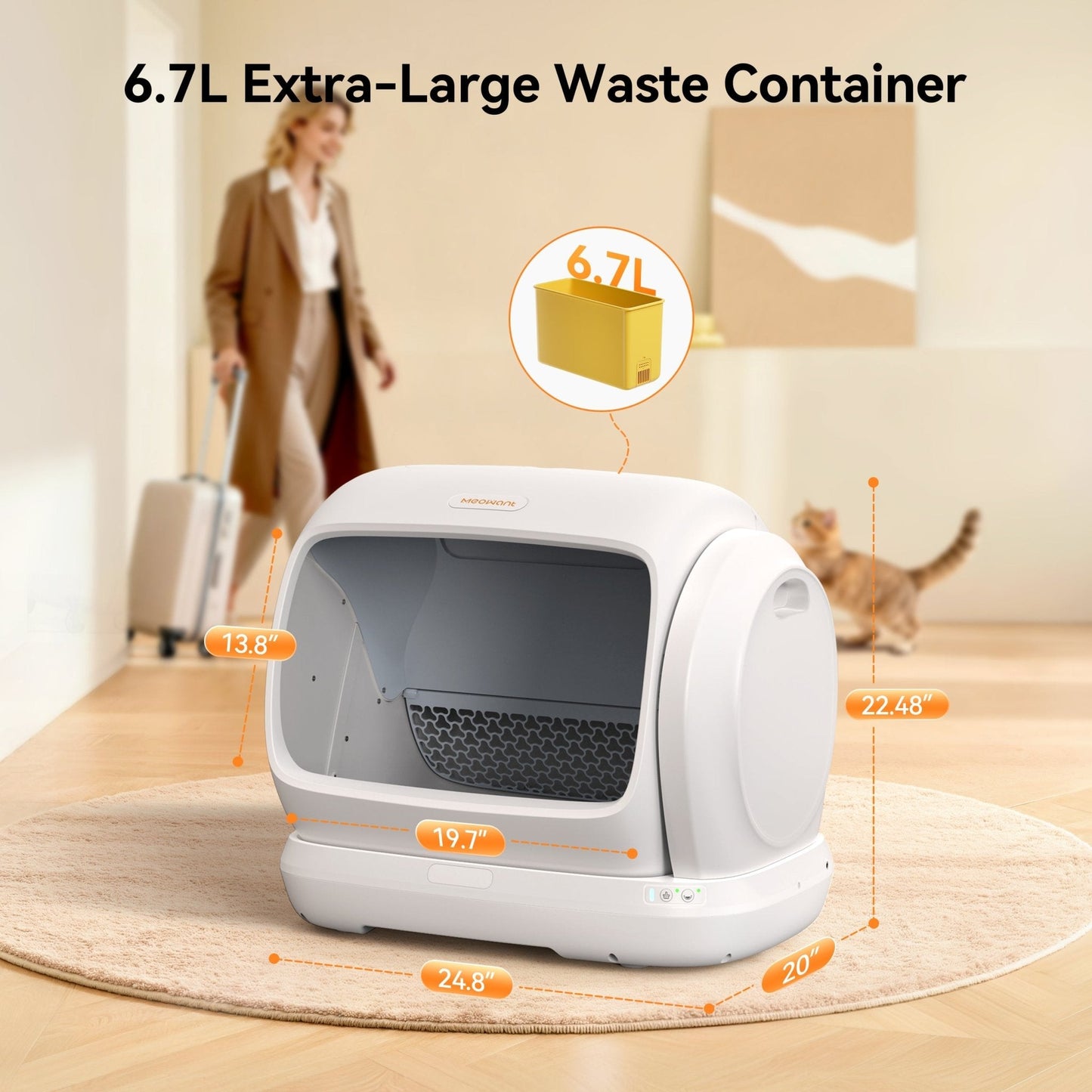 Self-Cleaning Cat Litter Box – MW-SC09