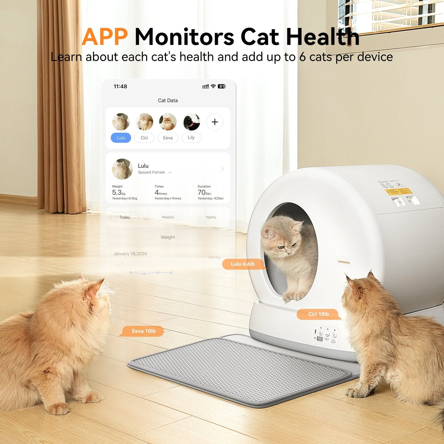 Self-Cleaning Cat Litter Box - MW-SC01