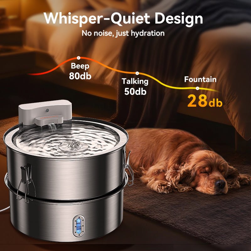 Stainless Steel Dog Water Fountain-DF01