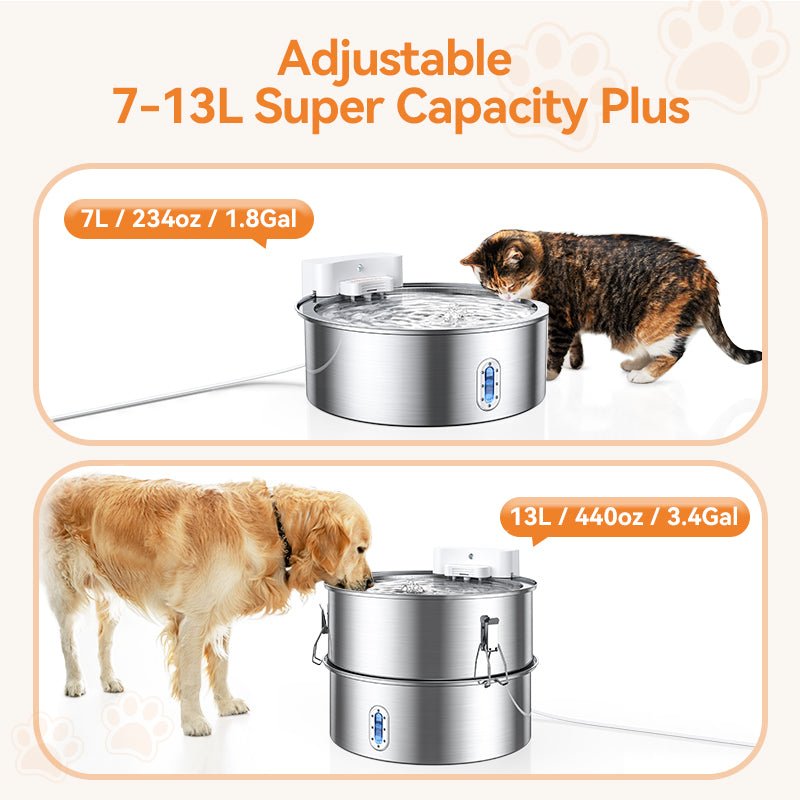 Stainless Steel Dog Water Fountain-DF01