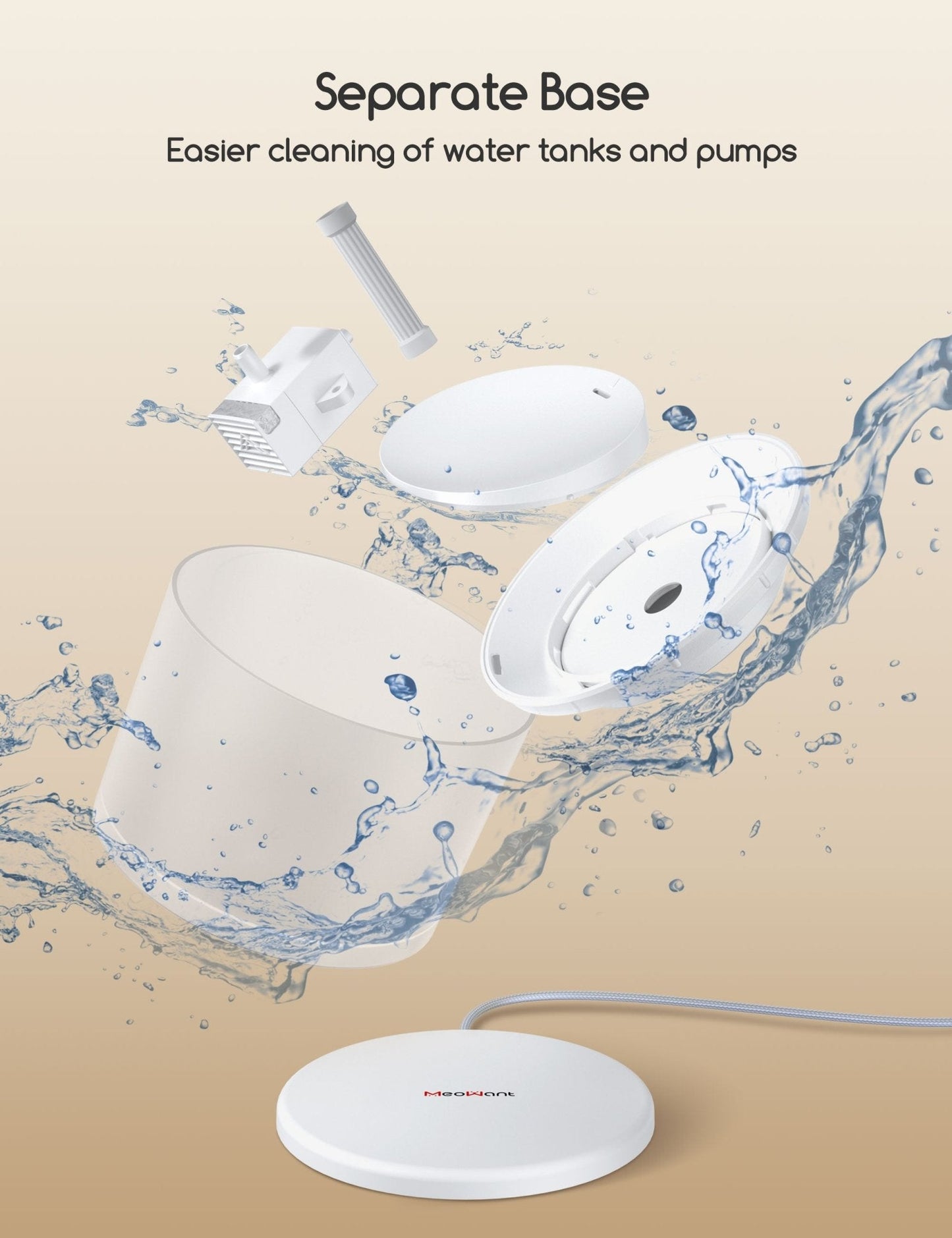 Wireless Pet Water Fountain